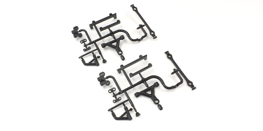 Kyosho PZ303 FR Susp. Arm & Battery Holder (8324750606573)