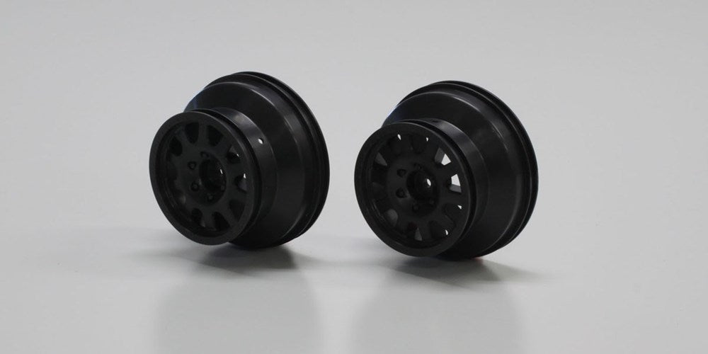 Kyosho UMH601BK SC Wheels Black (2) (8324768563437)