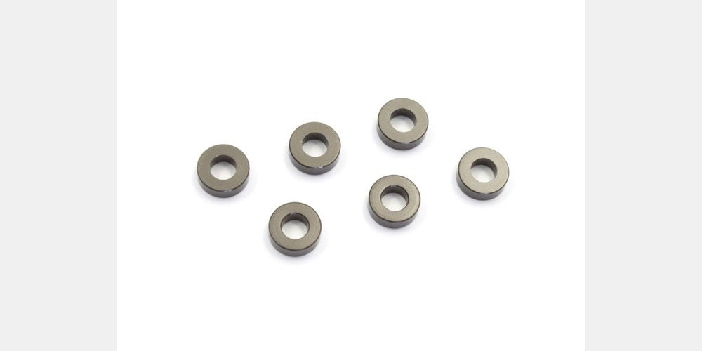 Kyosho W0142GM Alum. Collar 2mm Gunmetal (6) - Hobby City NZ (8324781015277)