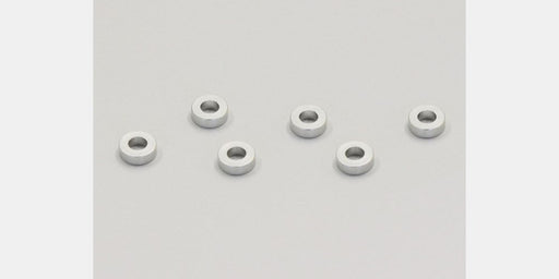 Kyosho W0142S Alum. Collar 2mm Silver (6) (8324781048045)