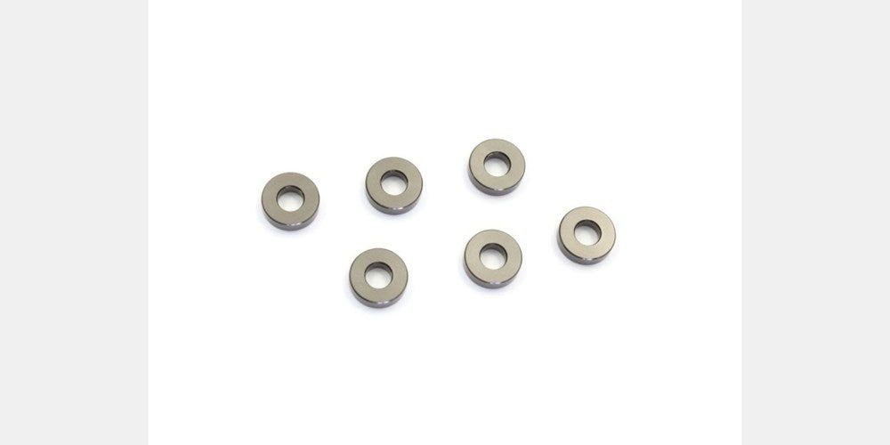 Kyosho W0144GM Alum. Collar 2mm Gunmetal (6) - Hobby City NZ (8324781113581)