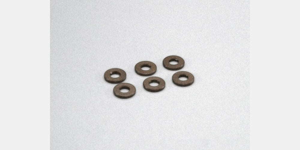 Kyosho W0145GM Alum. Collar 1mm Gunmetal (6) - Hobby City NZ (8324781179117)