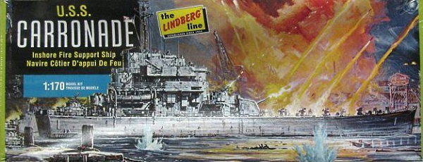 zLindberg HL403 1/170 USS Carronade - Inshore Fire Support Ship (7654632227053)