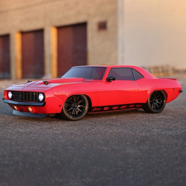 TLR LOSI LOS03033T1 1/10 1969 Chevy Camaro V100 AWD Brushed RTR Red (8324310499565)