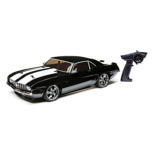 TLR LOSI LOS03033T2 1/10 1969 Chevy Camaro V100 AWD Brushed RTR Black (8324311482605)