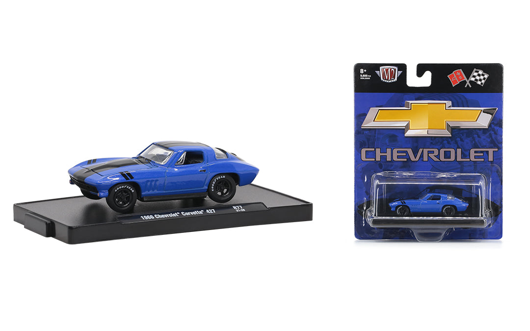 M2 Machines M2-11228-77C 1/64 1966 Chevrolet Corvette 427 (8867960520941)