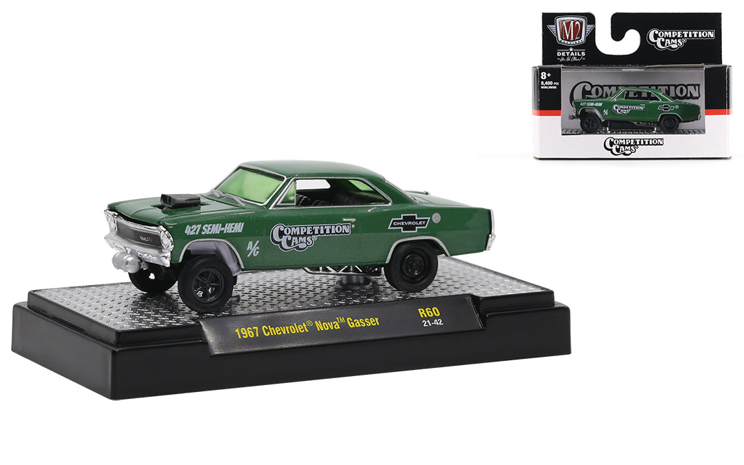 M2 Machines M2-32600-60D 1/64 1967 Chevrolet Nova Gasser