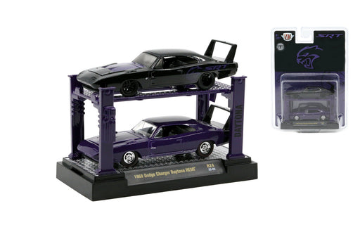 M2 Machines M2-33000-24C 1/64 1969 Dodge Charger Daytona HEMI Twin Pack (8867969171693)