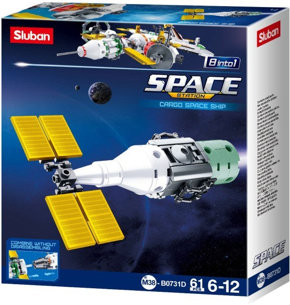 xSluban B0731D Space Station: Cargo Space Ship (61pcs) (6660652531761)