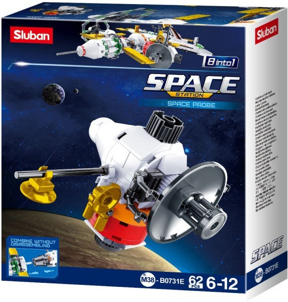 xSluban B0731E Space Station: Space Probe (62pcs) (7546229784813)