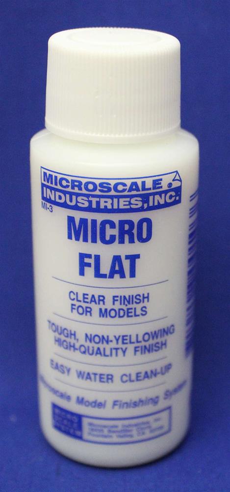 Microscale MIC003 Micro Coat Flat - 1 oz Bottle - Hobby City NZ (7537762992365)