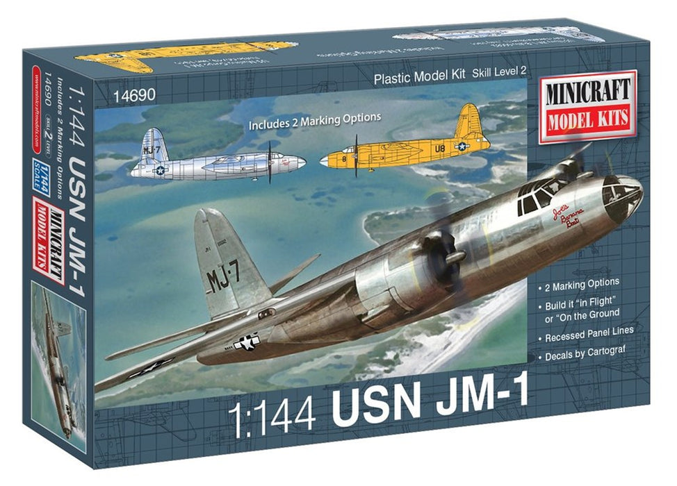 Minicraft Model Kits 14690 1/144 JM-1 Joes Banana Boat USN (2 Decal Options) (8324648698093)