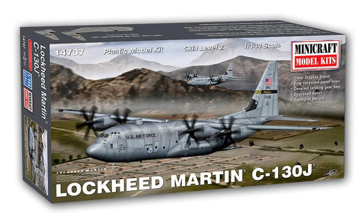 Minicraft Model Kits 14737  1/144 C-130J Hercules USAF (2 Decal Options) (8144080765165)