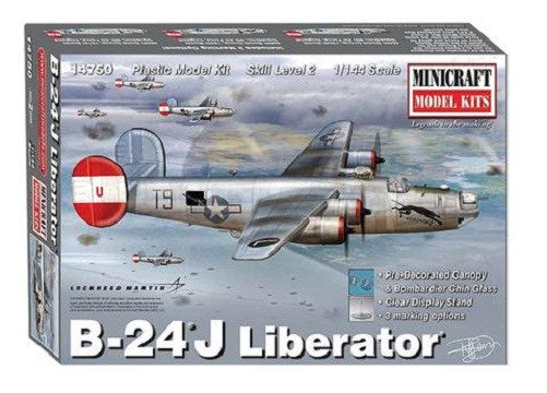 xMinicraft Model Kits 14750 1/144 B-24J Liberator (8324785930477)