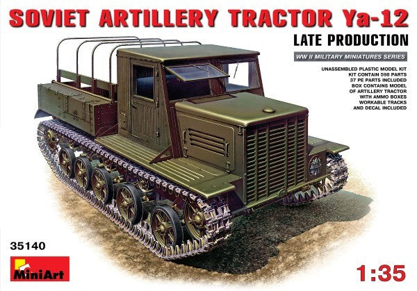 MiniArt 35140 1/35 Ya-12 SOVIET ARTILLRY TRACTOR (7546280378605)