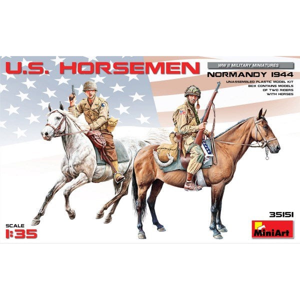 MiniArt 35151 1/35 U.S. Horsemen Normandy 1944 - Hobby City NZ