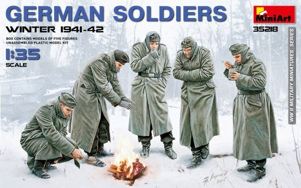 MiniArt 35218 1/35 GERMAN SOLDIERS WINTER '41-'42 - Hobby City NZ (7760733896941)