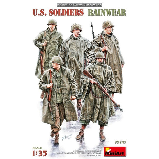 MiniArt 35245 1/35 U.S. Soldiers in Rainwear - Hobby City NZ