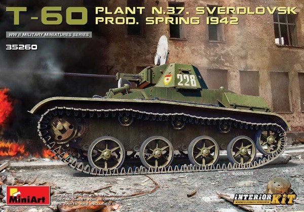 MiniArt 35260 1/35 T-60 SPRING 1942 W/INT KIT - Hobby City NZ (8278317596909)