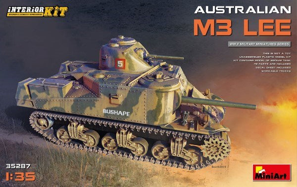 MiniArt 35287 1/35 AUSTRALIAN M3 LEE W/INT KIT (8278318022893)