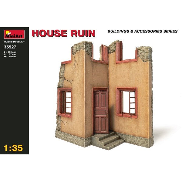 MiniArt 35527 1/35 House Ruin - Hobby City NZ (8137527230701)