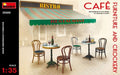 MiniArt 35569 1/35 CAFE FURNITURE & CROCKERY (8137524773101)