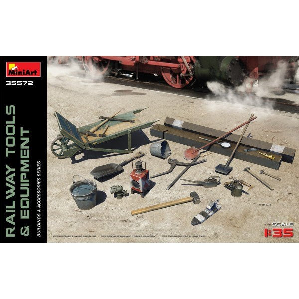 MiniArt 35572 1/35 Railway Tools and Equipment (7759541469421)