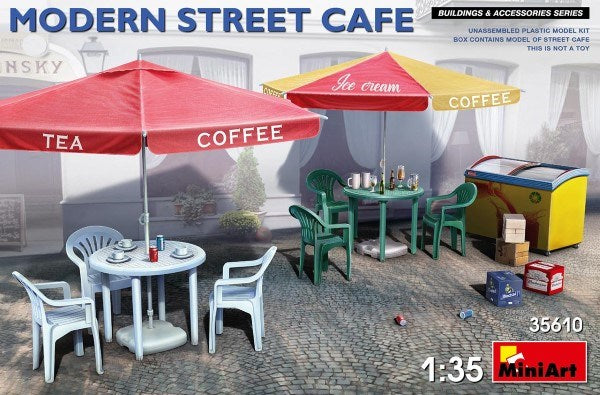 MiniArt 35610 1/35 MODERN STREET CAFE - Hobby City NZ (7546285097197)