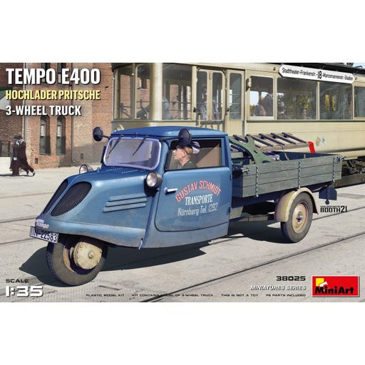 MiniArt 38025 1/35 TEMPO E400 3 WHEEL TRUCK - Hobby City NZ