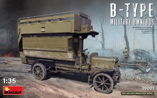 MiniArt 39001 1/35 B-TYPE MILITARY OMNIBUS - Hobby City NZ (7546286899437)