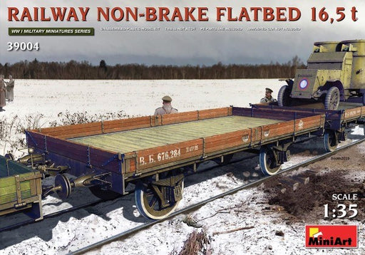 xMiniArt 39004 1/35 RAILWAY NON-BRAKE FLATBED (7546287063277)