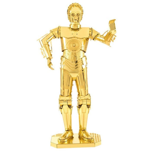 Metal Earth MMS270 Star War's C-3PO Gold (7495713194221)