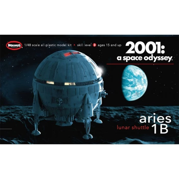 Moebius Models 2001-7 1/48 Aries 1B Lunar Shuttle - 2001: A Space Odyssey - Hobby City NZ (8324816994541)