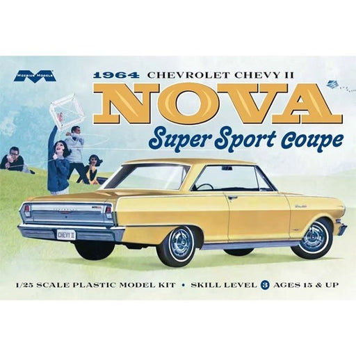 Moebius Models 2320 1/25 1964 Chevrolet Chevy II Nova SS Coupe - Hobby City NZ (8324811358445)