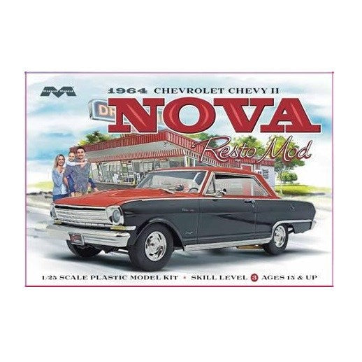 Moebius Models 2321 1/25 '64 Chevy Nova Resto Mod (8191638601965)