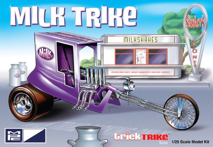 MPC 0895 1/25 Milk Trike (Trick Trike Series) - Hobby City NZ