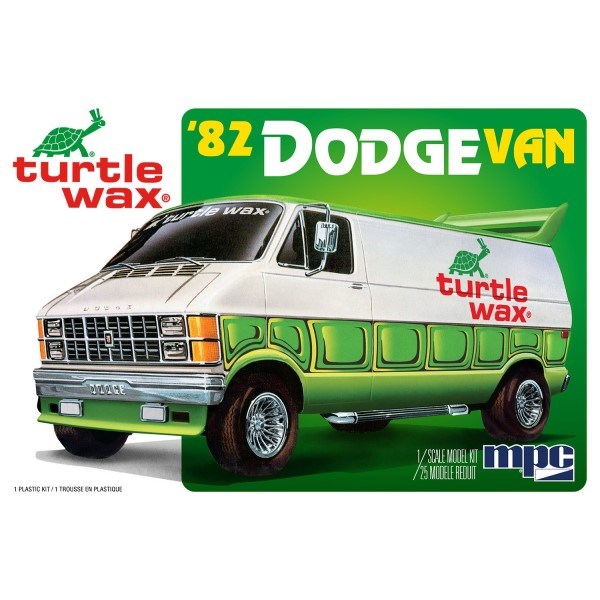 MPC 0943 1/25 1982 Dodge Van - Turtle Wax - Hobby City NZ (8324806344941)
