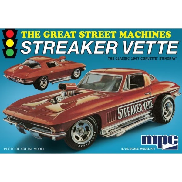 MPC 0973 1/25 1967 Corvette Stingray "Streaker Vette" - The Great Street Machines - Hobby City NZ (8324815585517)