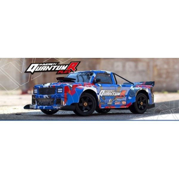 Maverick MV150312 1/8 QuantumR FLUX 4S 4WD Race Truck RTR Blue/Red (7932606251245)