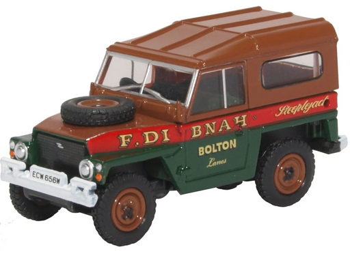 Oxford LRL006 1/76 Land Rover 1/2 Ton Lightweight Hard Top- Fred Dibnah - Hobby City NZ (8753876402413)