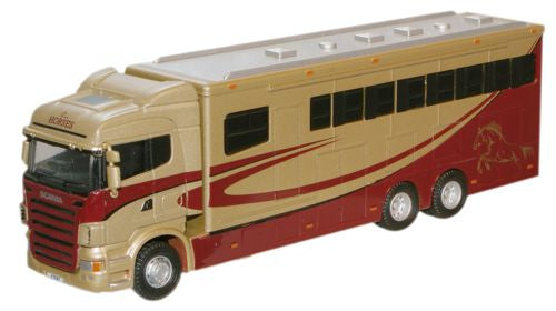 Oxford OX-SHL01HB 1/76 Scania Highline Horsebox (8867982606573)