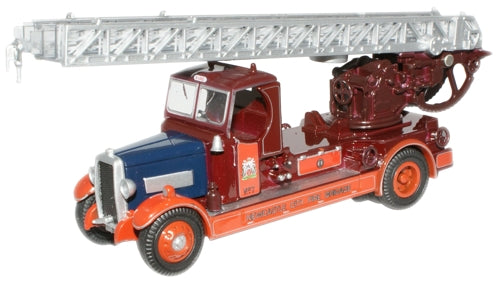 Oxford OX-TLM003 1/76 Leyland TLM Fire Engine (8867983261933)