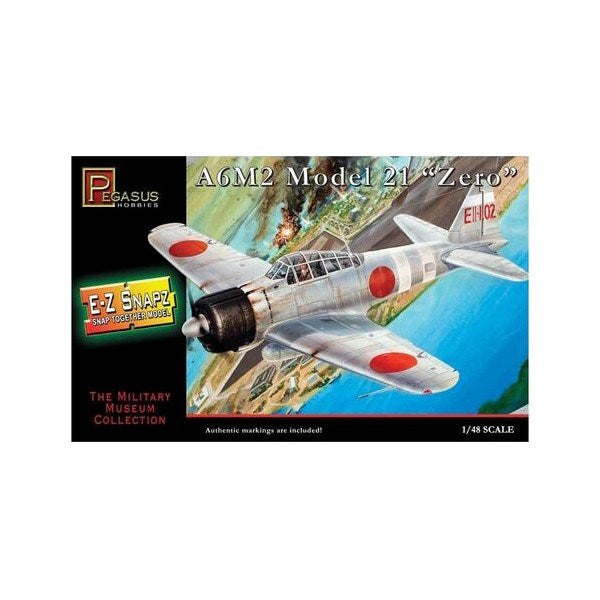 Pegasus Hobbies 8409 1/48 Mitsubishi A6M2 Model 21 "Zero" (8324811718893)