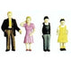 Plastruct 93357 HO/OO Painted Family Figures (9) - Hobby City NZ (8446602477805)