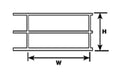 Plastruct 90681 N HAND RAIL (767705677873)