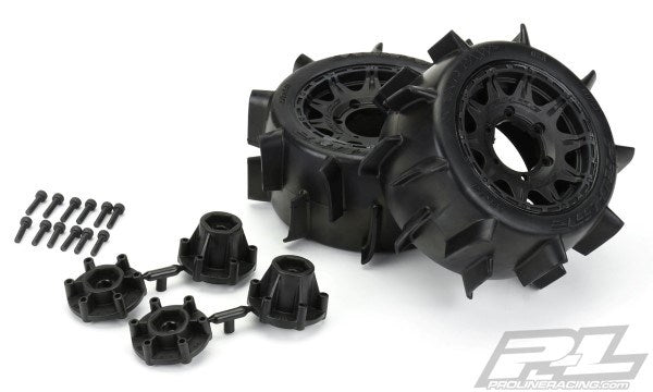 Pro-Line PRO1016010 Sand Paw LP 2.8" MTD Raid Black 6x30 F/R (8820325613805)