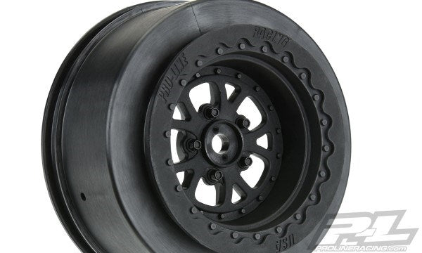 Pro-Line PRO277603 Pomona Drag Spec 2.2/3.0" Blk Slash 2wd Rr/4x4 F/R (8820328595693)