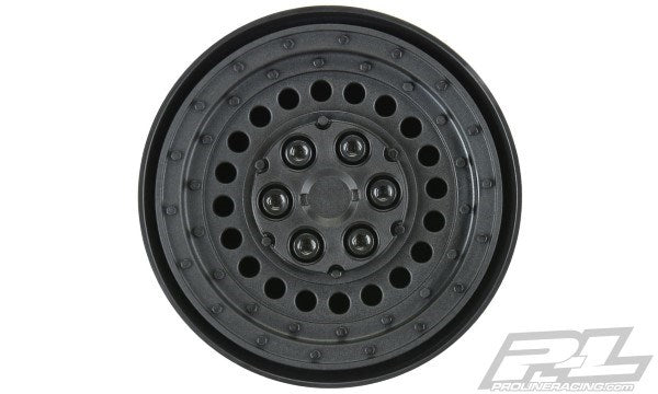 Pro-Line PRO278600 Carbine 1.9" Black Dually Wheels for Crawlers F/R (8820328825069)