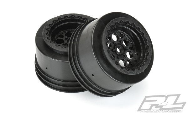 Pro-Line PRO279403 Showtime+ Wide SC Blk Whls F/R  SRP (8324316823789)