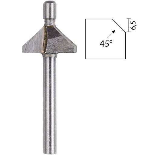 Proxxon Tools 29044 'Angle 45deg.' ROUTER BIT (8135725777133)